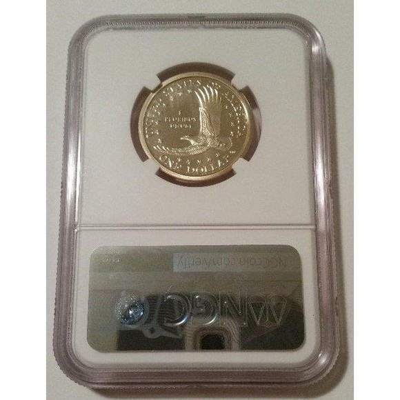 2002 S Native American Sacagawea Dollar Proof PF70 UC NGC RandyL Teton Signed - Picture 2 of 2